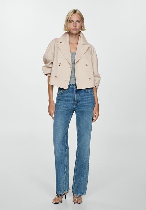 MANGO - Trench coat Lipa - Light Beige