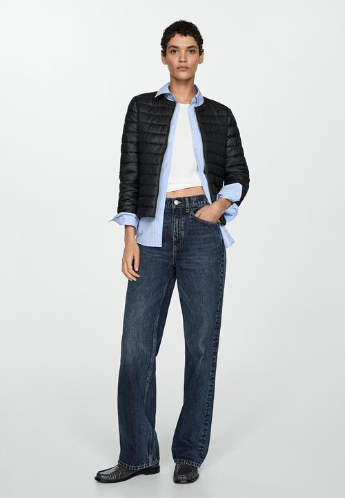 MANGO - Puffer Coat Blandi -  Black