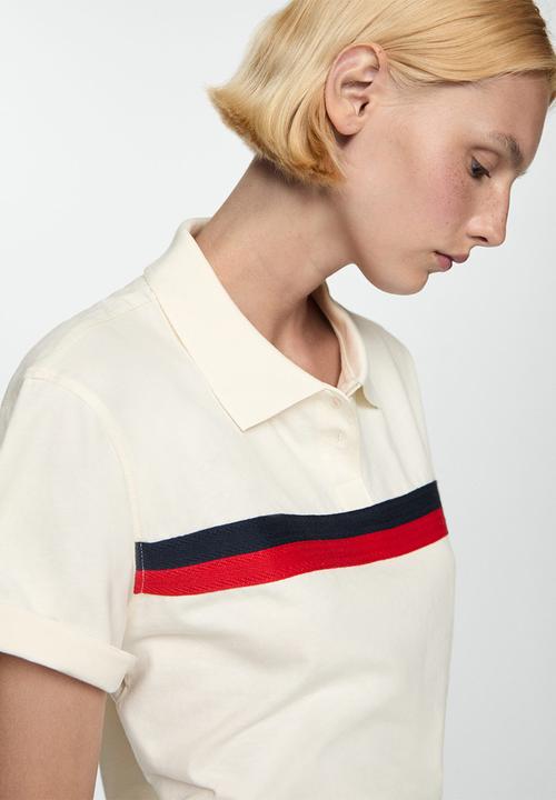 MANGO - Poloshirt Cole - White