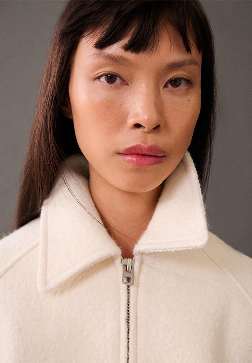 MANGO - Jacket Poesia - Light Beige