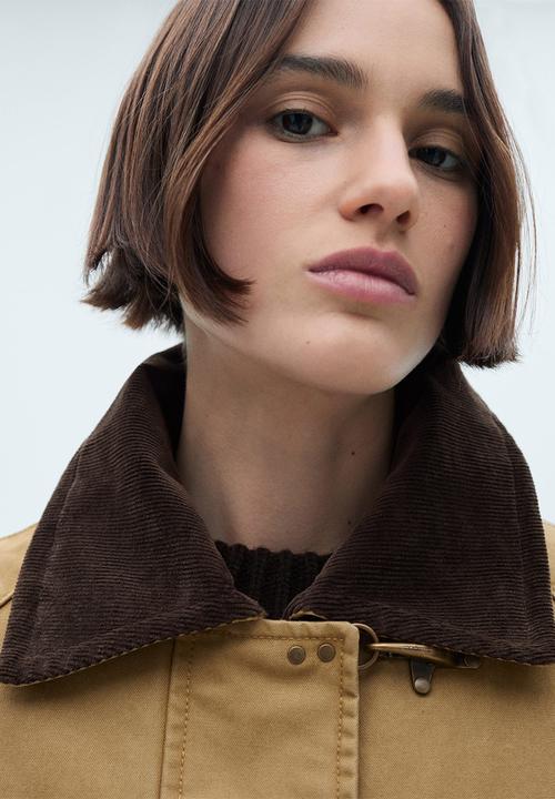 MANGO - Parka Fire - Medium Brown