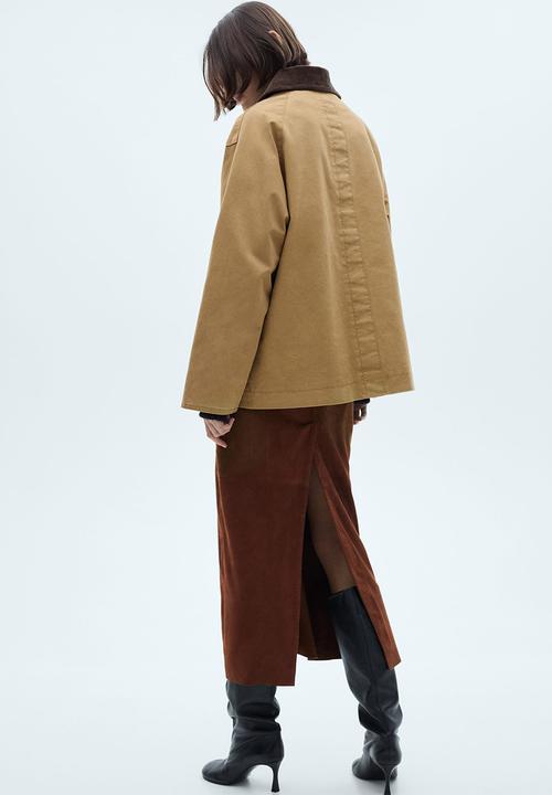 MANGO - Parka Fire - Medium Brown