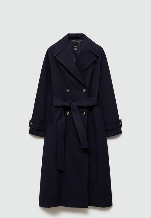 MANGO - Trench coat Angela - Black