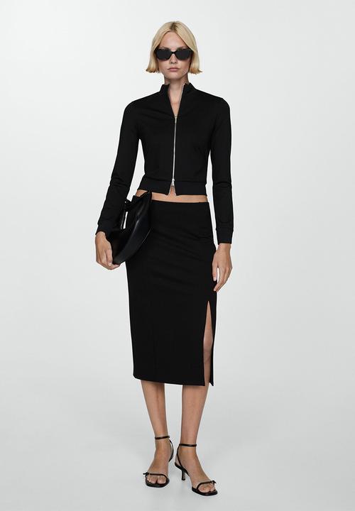 MANGO - Jacket Romu - Black
