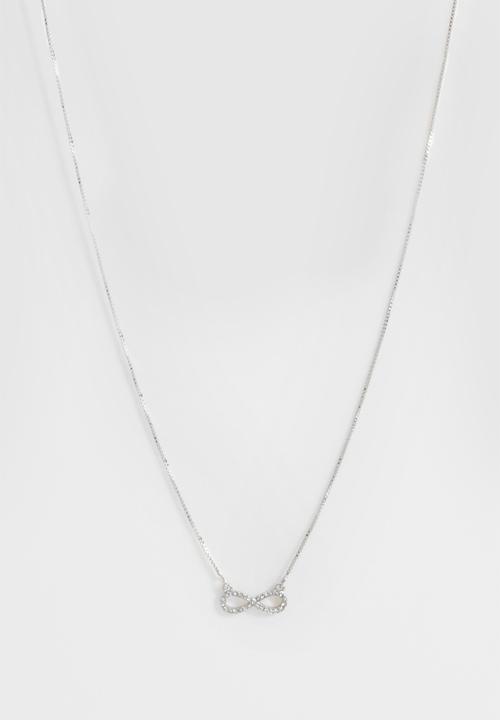 boohoo - Infinity Chain Necklace - Silver