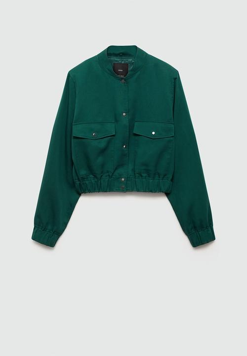 MANGO - Jacket Robbie - Green