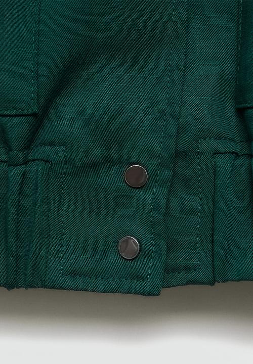 MANGO - Jacket Robbie - Green