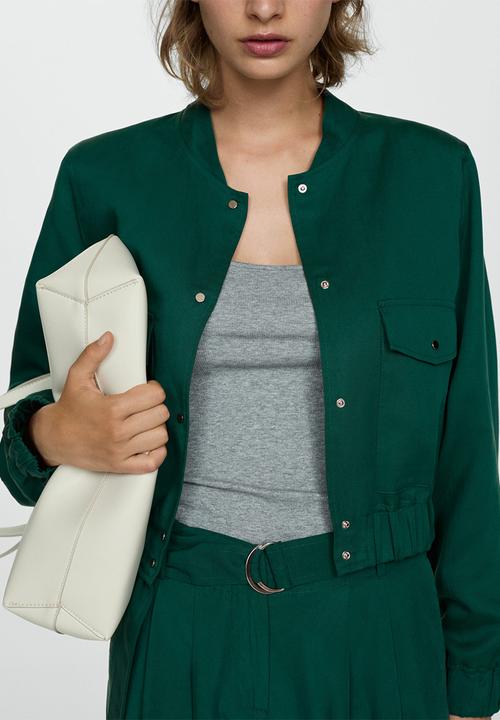 MANGO - Jacket Robbie - Green