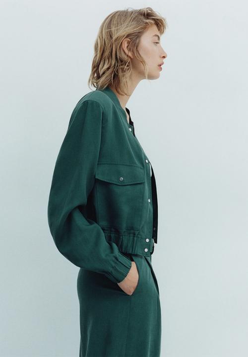 MANGO - Jacket Robbie - Green