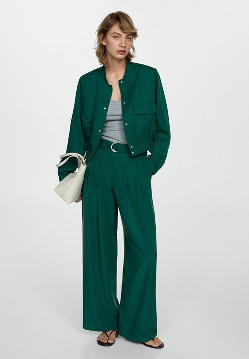 MANGO - Jacket Robbie - Green