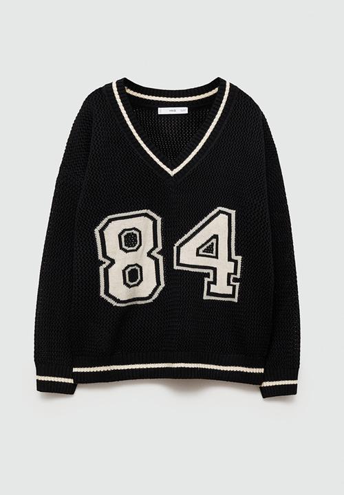 MANGO - Sweater Rugby - Black