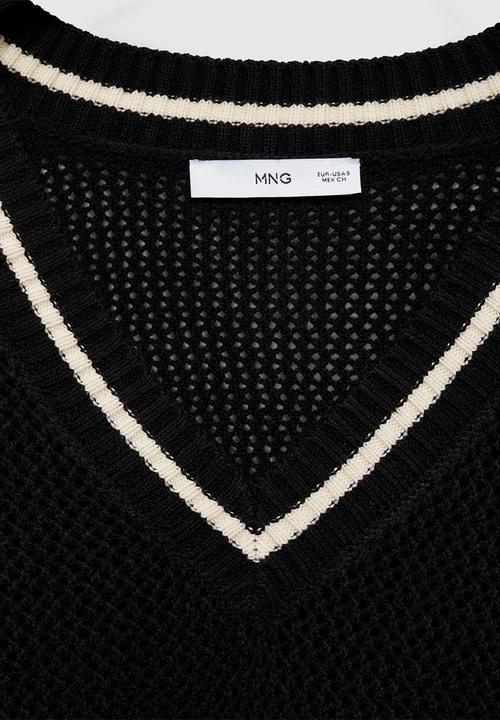 MANGO - Sweater Rugby - Black