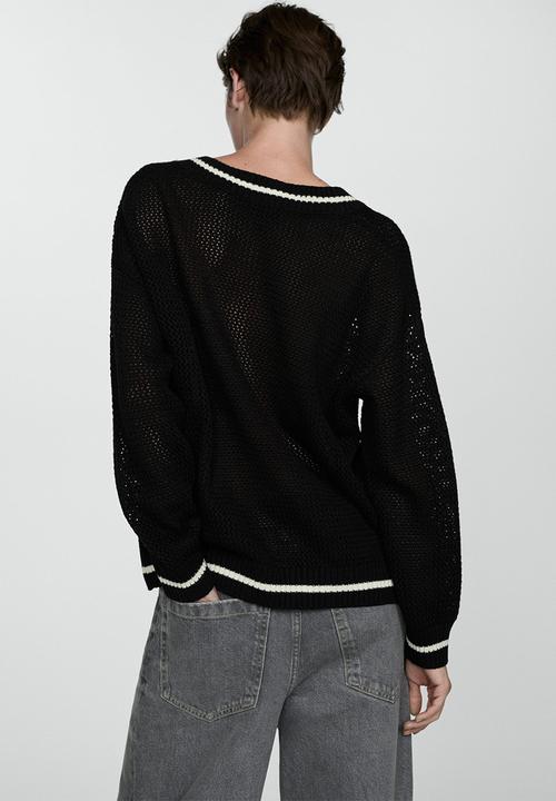 MANGO - Sweater Rugby - Black