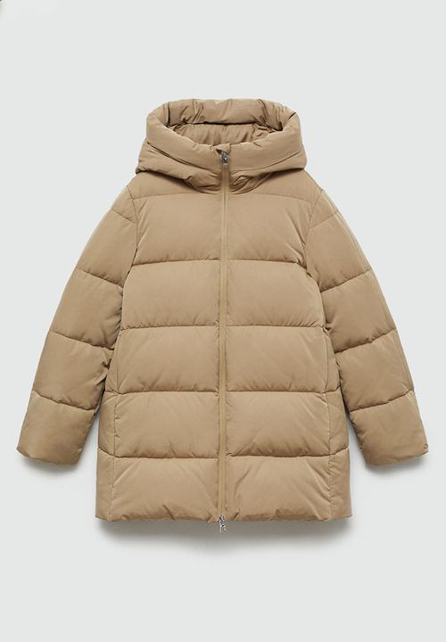 MANGO - Puffer Coat Tokyo - Light Beige