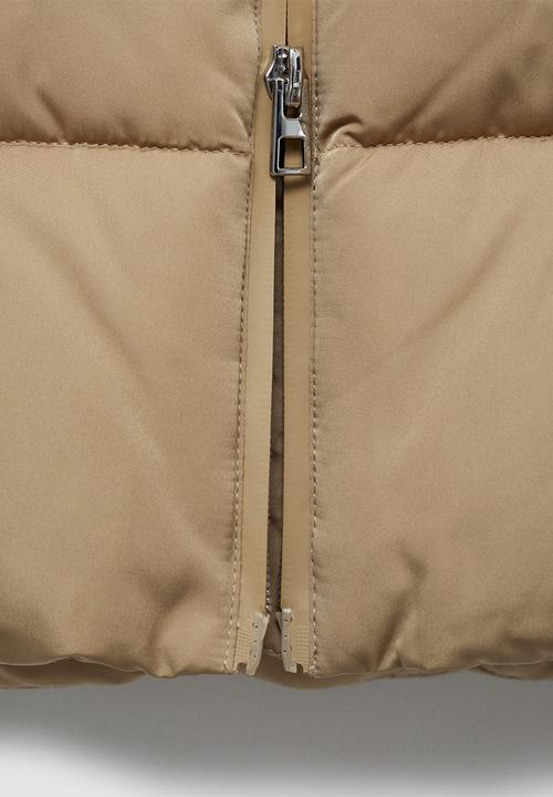 MANGO - Puffer Coat Tokyo - Light Beige