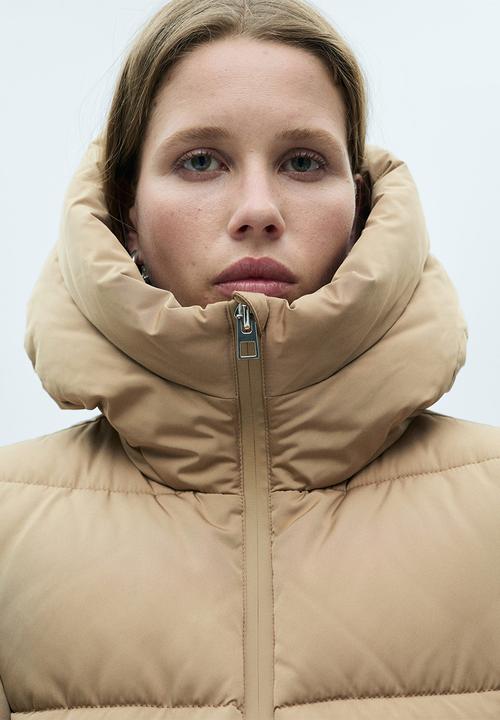 MANGO - Puffer Coat Tokyo - Light Beige