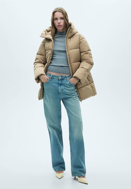 MANGO - Puffer Coat Tokyo - Light Beige
