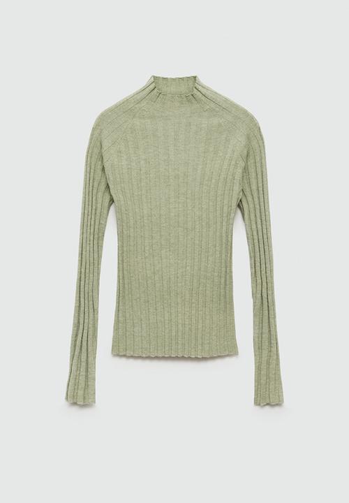 MANGO - Sweater Flurry -  Light/Pastel Green