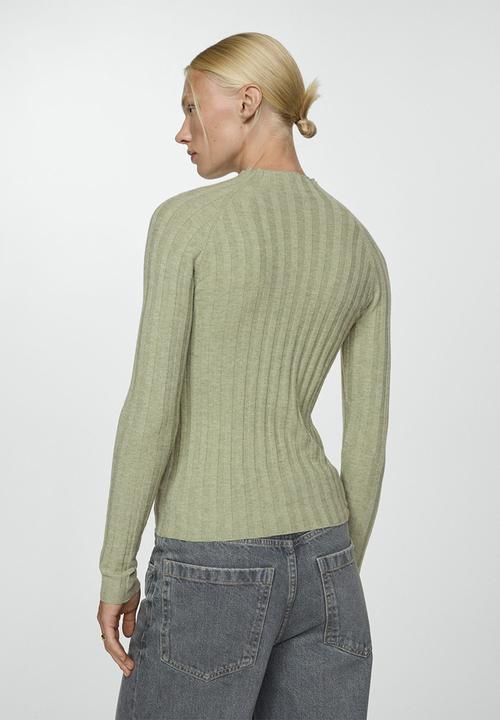 MANGO - Sweater Flurry -  Light/Pastel Green