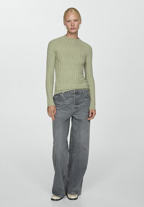 MANGO - Sweater Flurry -  Light/Pastel Green