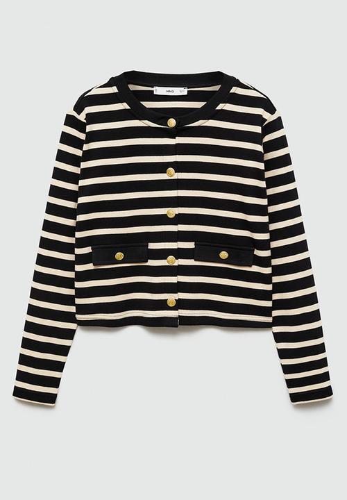 MANGO - Cardigan Porto - Black