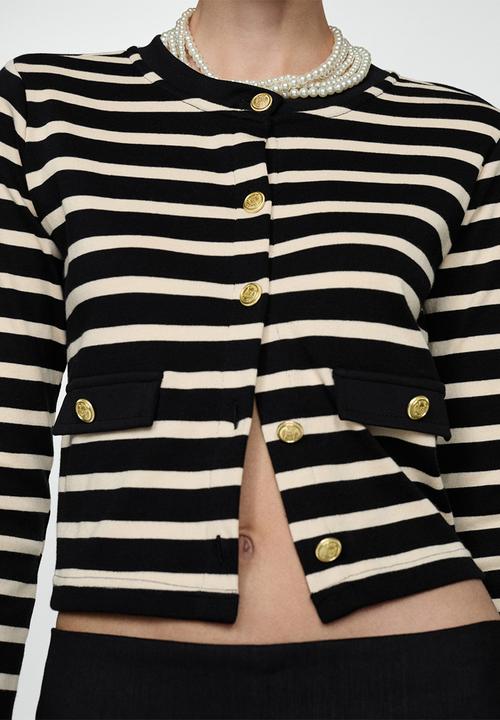 MANGO - Cardigan Porto - Black