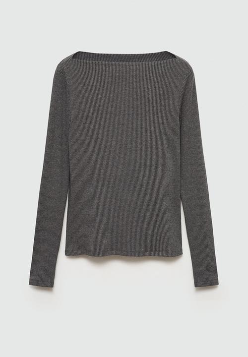 MANGO - T-Shirt Lilobar - Dark Grey