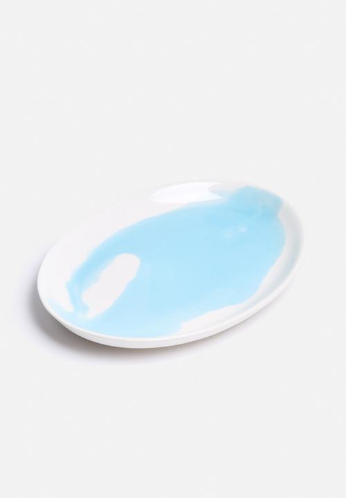 Urchin Art - Swirl platter & dip bowl set