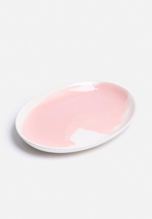 Urchin Art - Swirl platter & dip bowl set