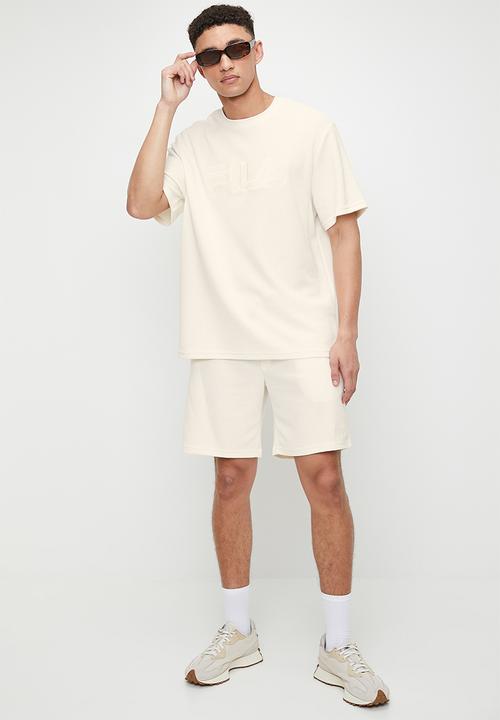 FILA - Caleb waffle T-shirt - gardenia