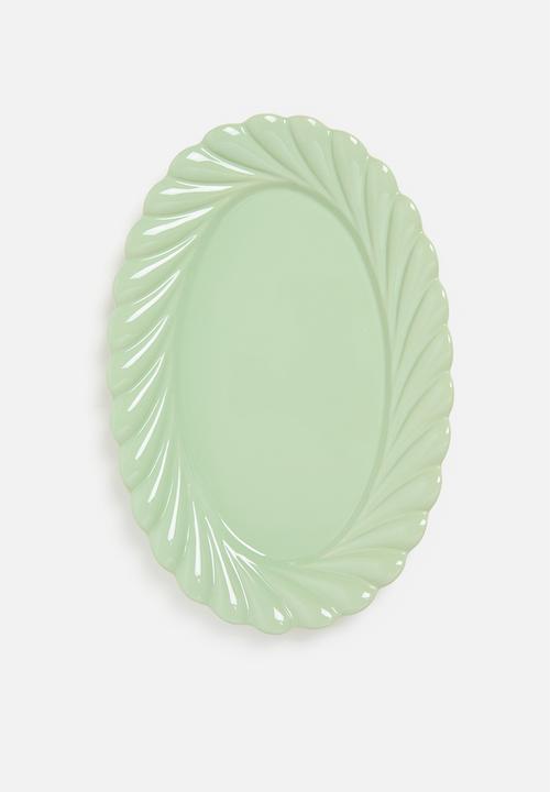 Nicolson Russell - Atlantis platter - pistachio