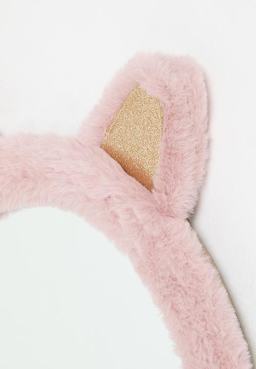 H&S - Ears mirror - pink & beige