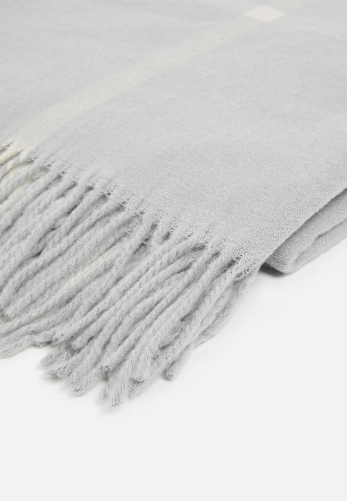 Sixth Floor - Check Throw - Grey