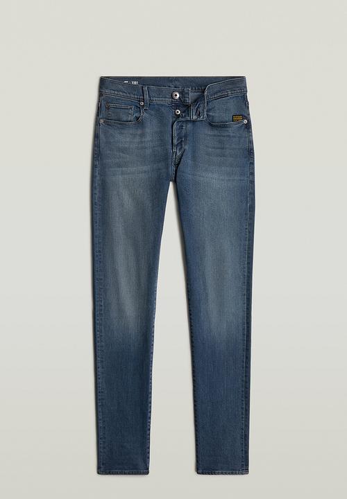 G-STAR - 3301 Slim - worn in yukon blue