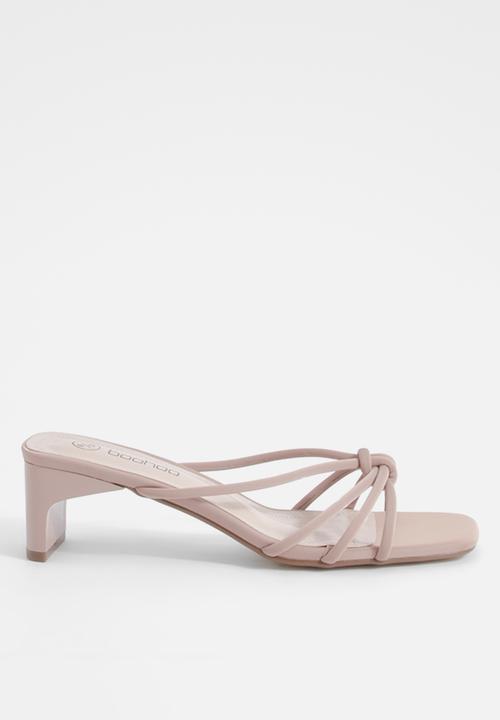 boohoo - Knot Detail Flat Heeled Mules