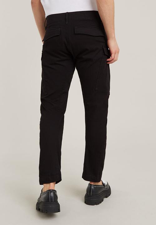 G-STAR - Zip Cargo 3D Tapered - dk black