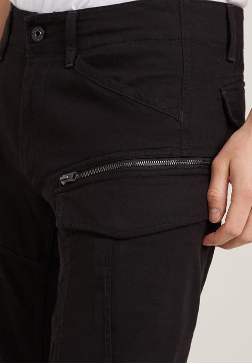 G-STAR - Zip Cargo 3D Tapered - dk black