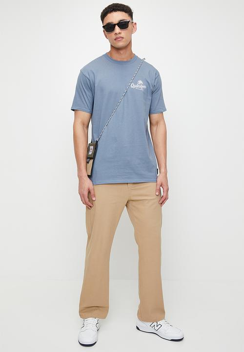 Quiksilver - PALM SCRIPT SS - flint stone (SNA0)