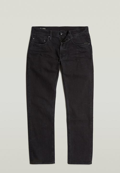 G-STAR - Mosa Straight - worn in black obsidian