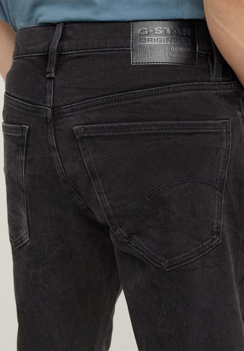 G-STAR - Mosa Straight - worn in black obsidian
