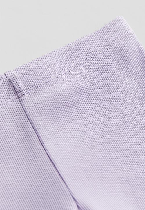 H&M - Ribbed cycling shorts - purple