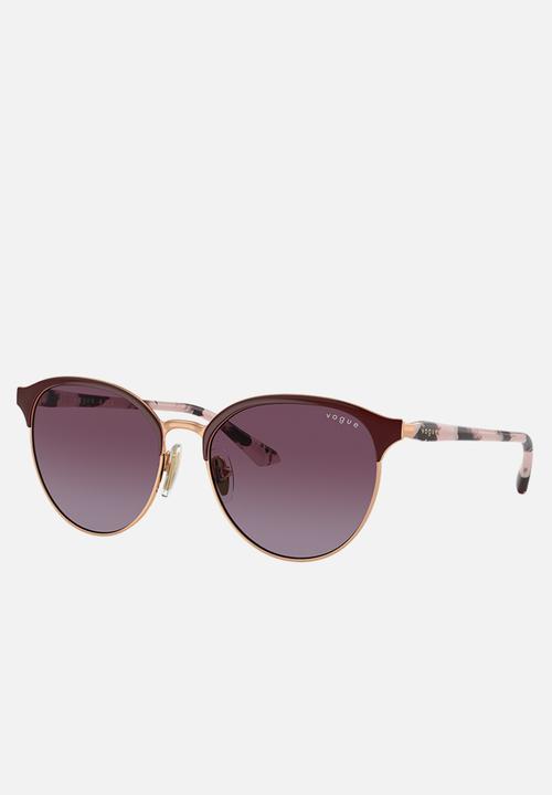 Michael Kors Eyewear - Irregular - Top Bordeaux/Rose Gold