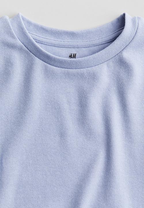 H&M - Cotton jersey top - blue