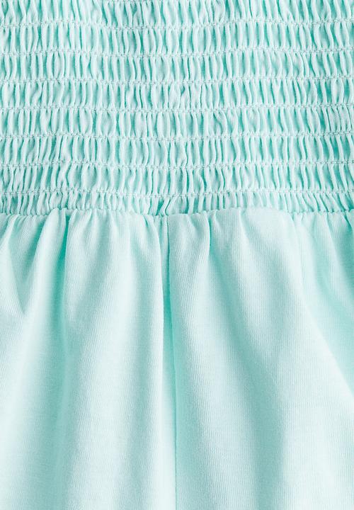H&M - Cotton jersey romper suit - mint green