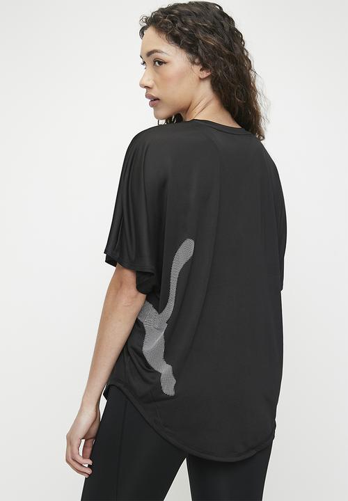 PUMA - Train All Day Big Cat Tee - Puma Black-White Cat