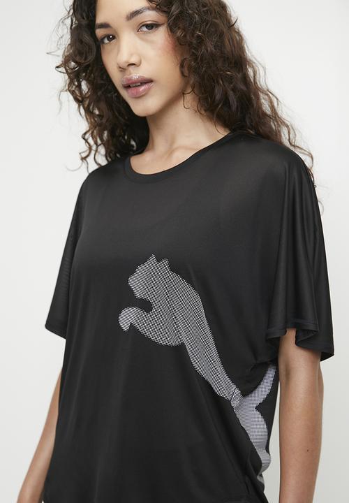 PUMA - Train All Day Big Cat Tee - Puma Black-White Cat