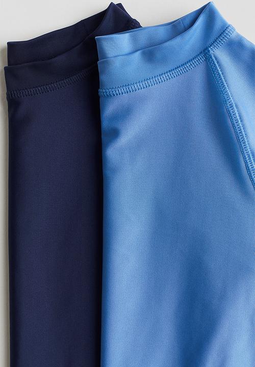 H&M - Upf 50 swim tops - blue navy blue 