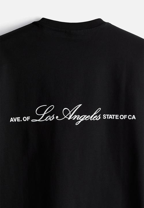 H&M - Loose fit printed t-shirt - black