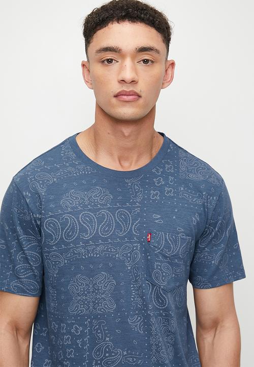 Levi’s® - Short sleeve classic pocket tee - blue