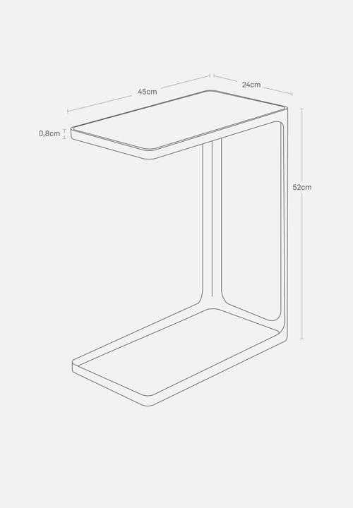 Yamazaki - Frame side table - black